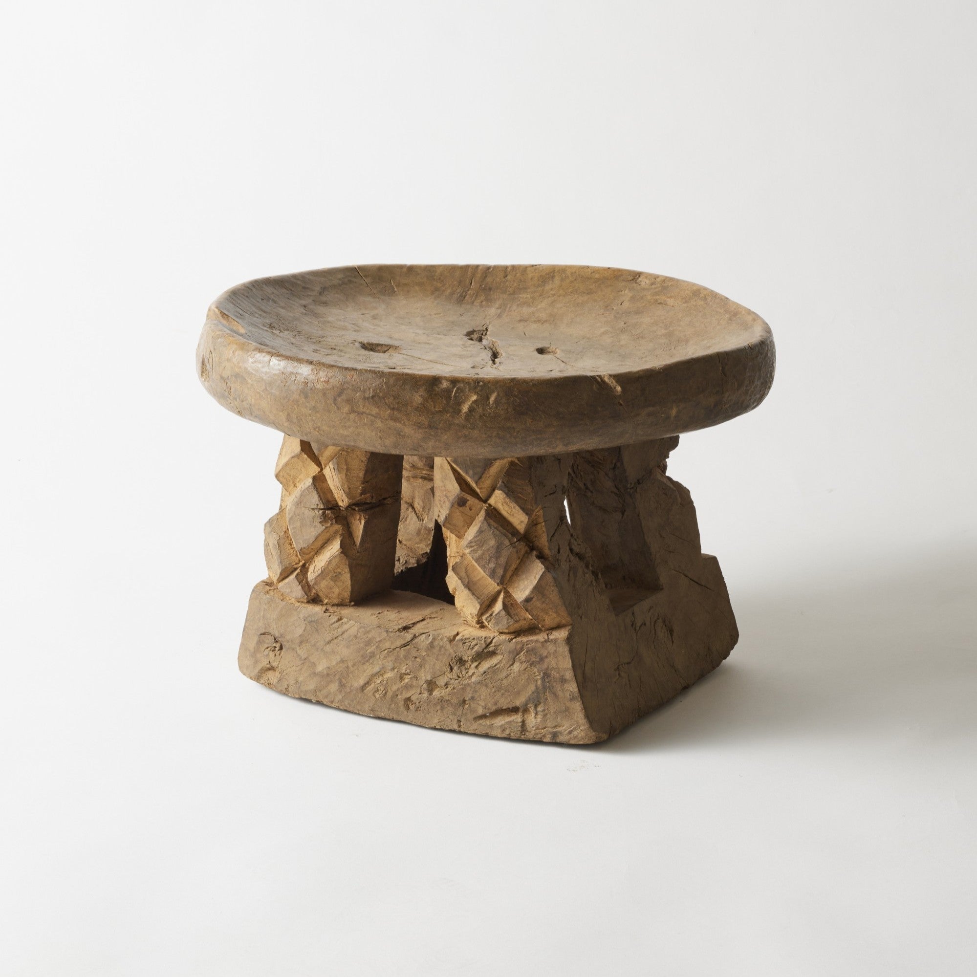 アフリカンヴィンテージ | Bamum Stool 001 | バムン族 – tiflo