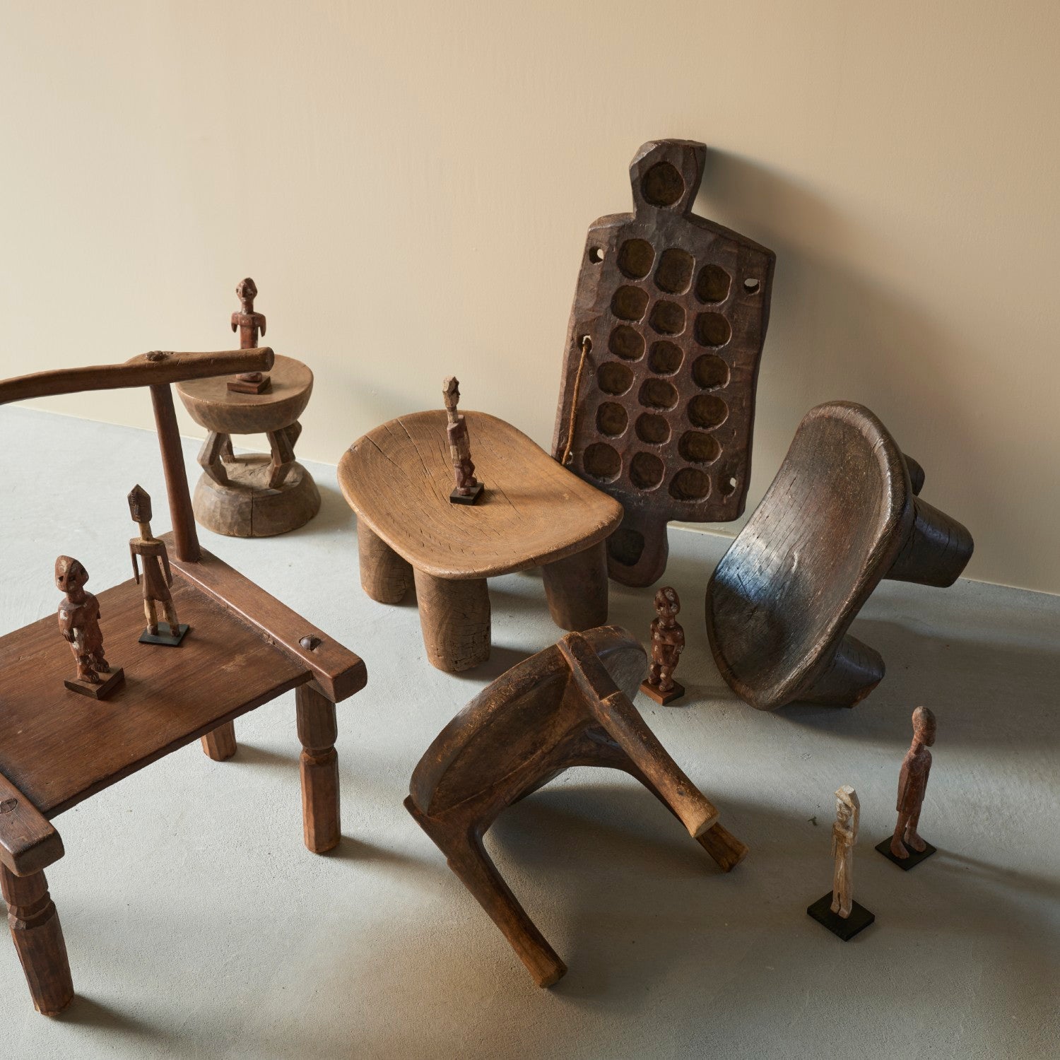 アフリカンヴィンテージ | 魔除け木彫り像 009 | アダン族 – tiflo