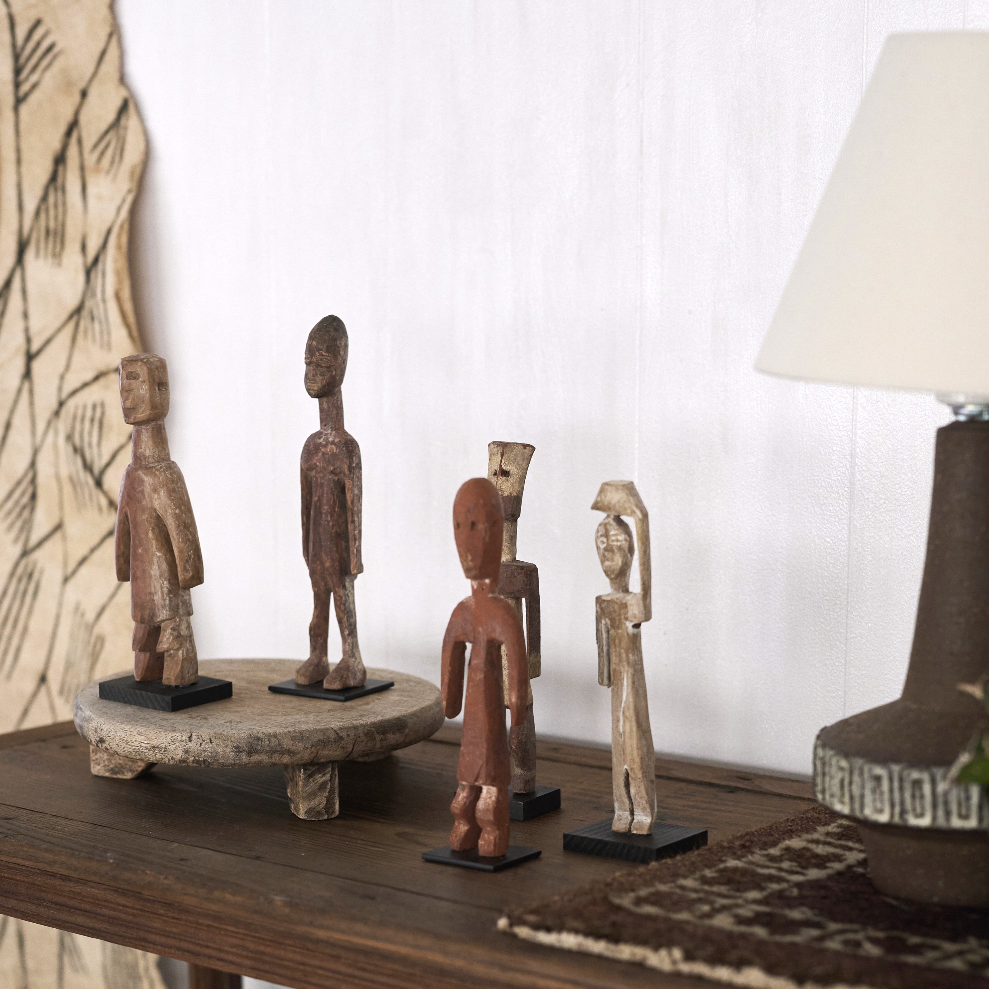 Folk Art アフリカンヴィンテージ | 魔除け木彫り像 002