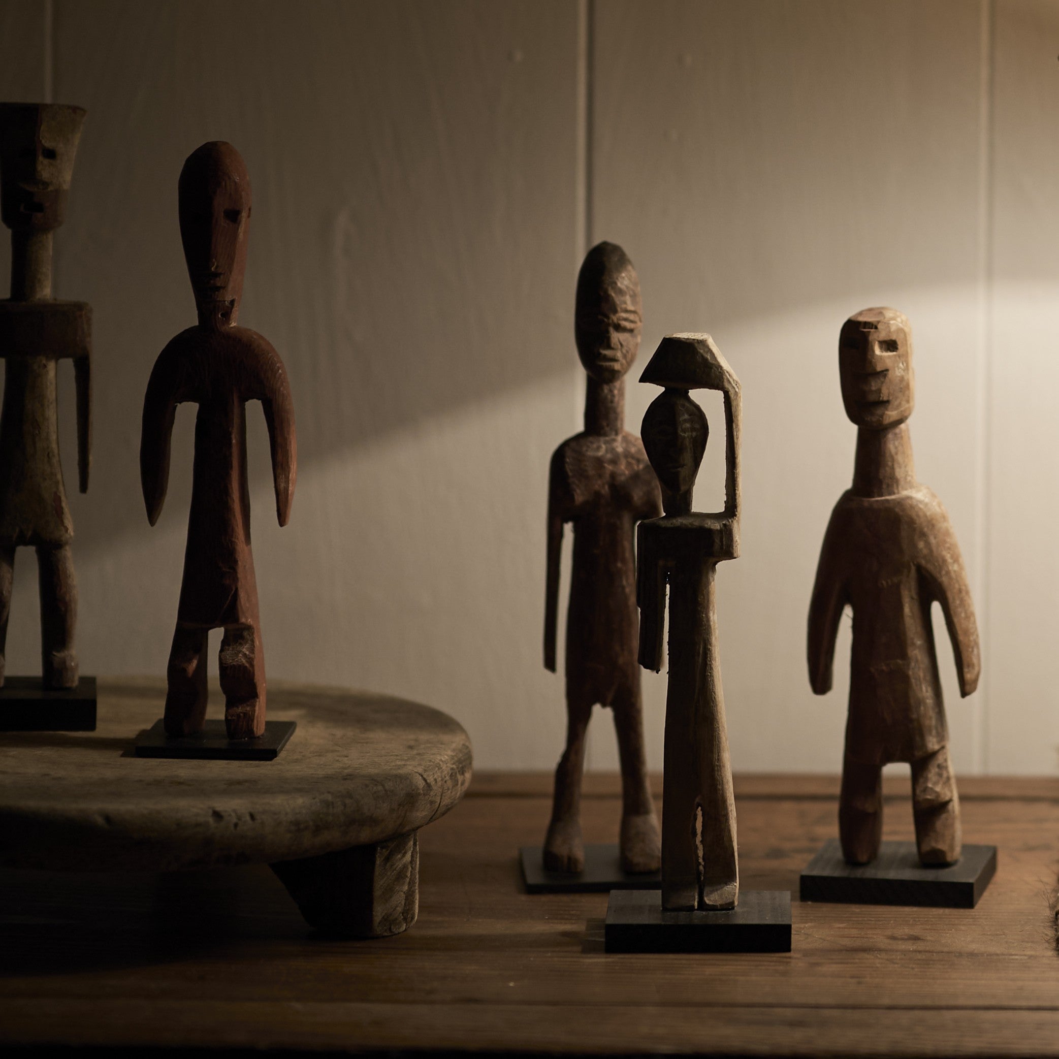 Folk Art アフリカンヴィンテージ | 魔除け木彫り像 002
