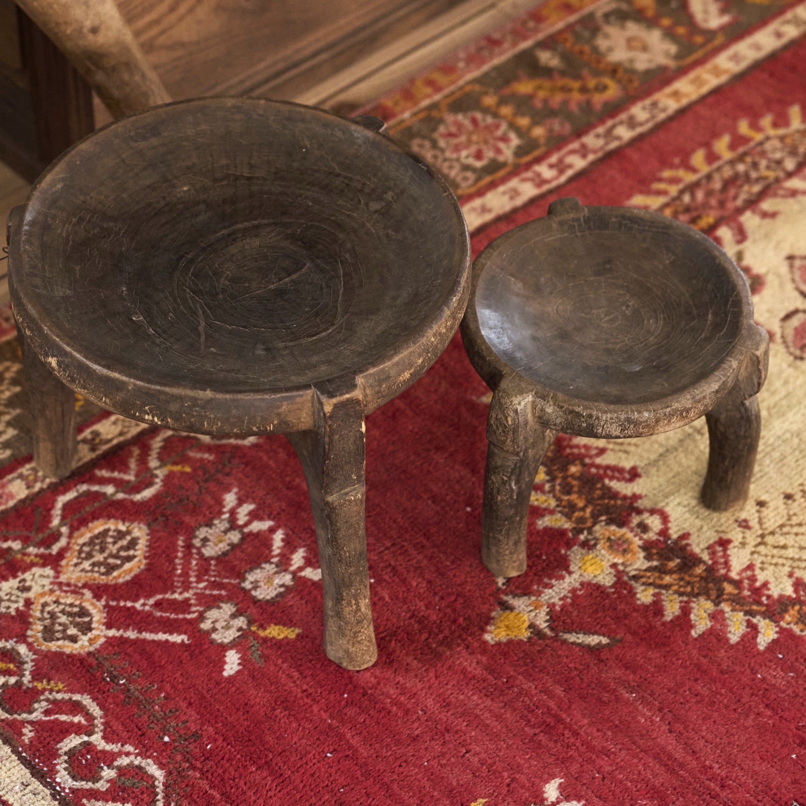 アフリカンヴィンテージ | Hehe Stool (32.5cm / size) | へへ族 – tiflo