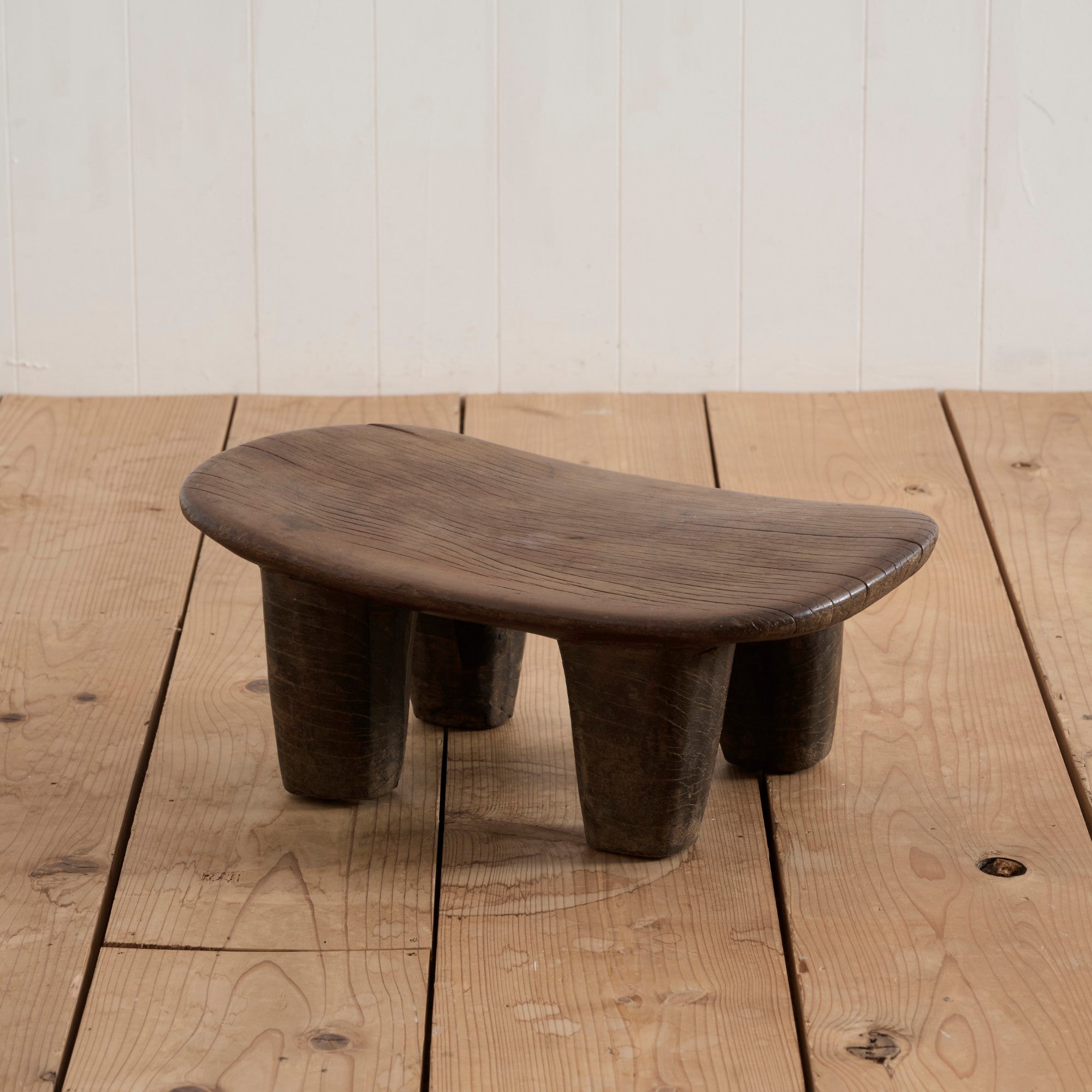 vintage Senufo bench stool table セヌフォ族 Folk Art アフリカンヴィンテージ | Senufo Stool 001（大型