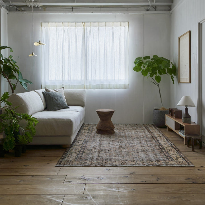 低く、ゆったり。部屋に寄り添う、控えめなプロポーションが魅力的。