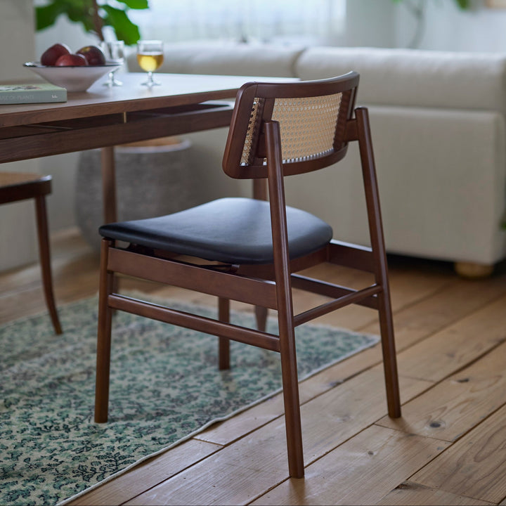 【アウトレット20％OFF】CARINA チェア Brown (ブラック)