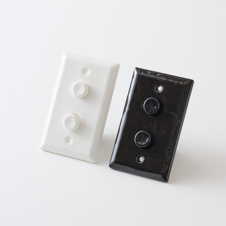 スイッチプレート｜Ceramic Push｜2口