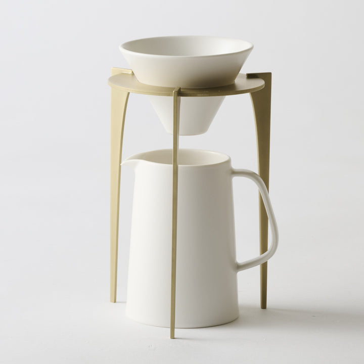 コーヒーグッズ | Coffee Dripper & Stand Set Ceramic