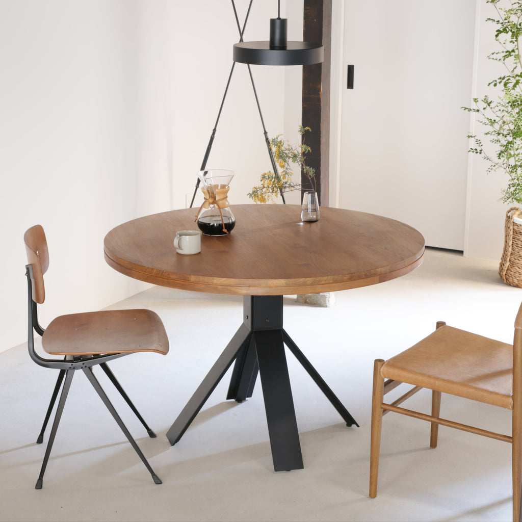 ASPLUND ダイニングテーブル JATI CIRCLE110 ブラウン クリアランスセール 30％OFF！】NEW JATI CIRCLE 110 DINING