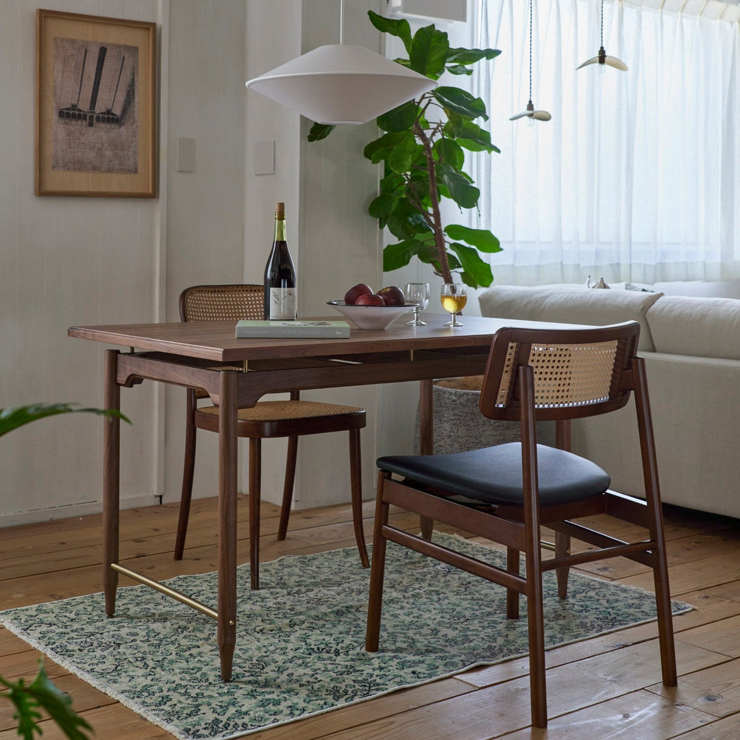 【アウトレット20％OFF】EPI ダイニングテーブル（幅120cm / ウォールナット）