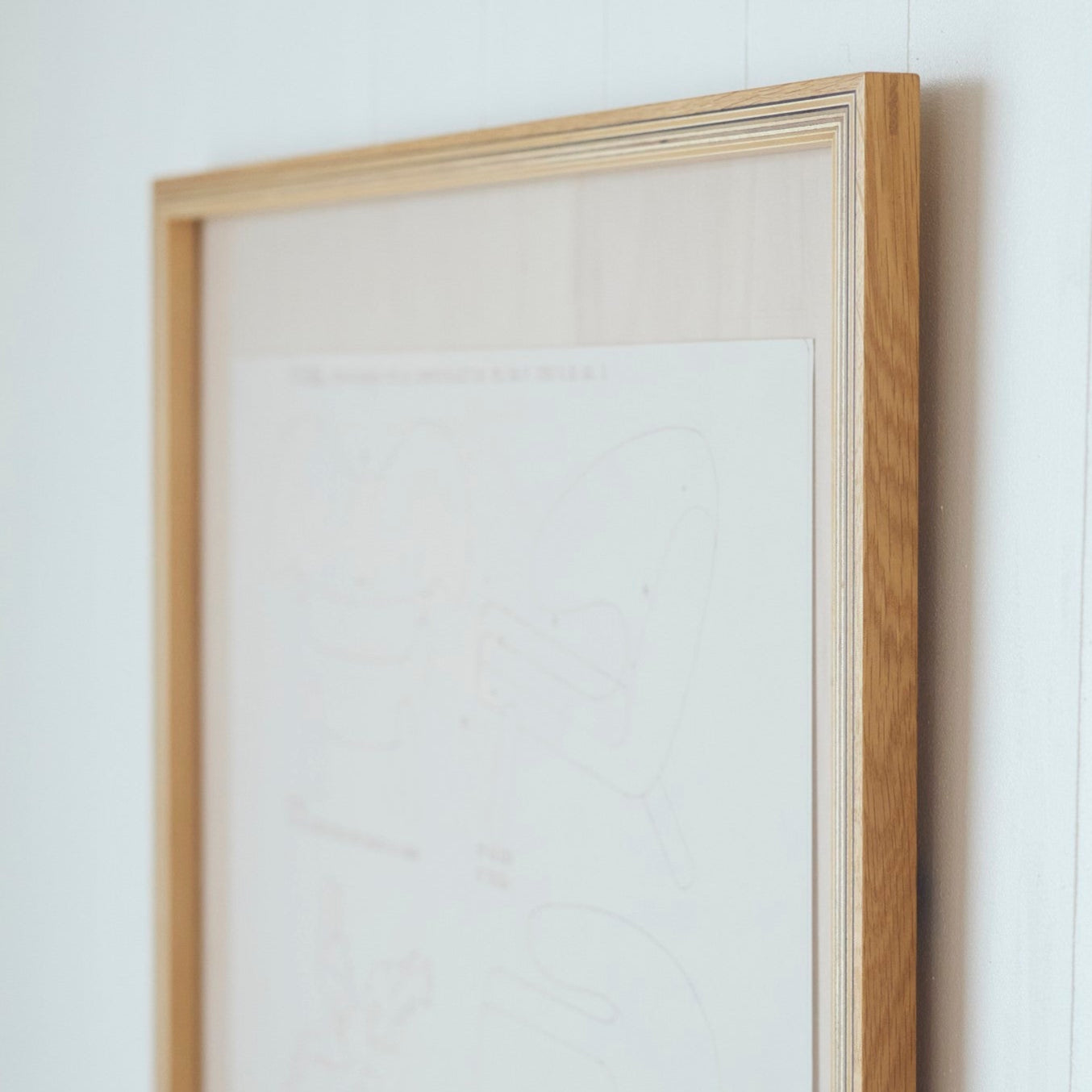 Finn Juhl ポスターフレームセット A1 / Oak – tiflo