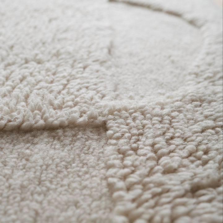 ラグマット | FIONA | アイボリー | 140×200