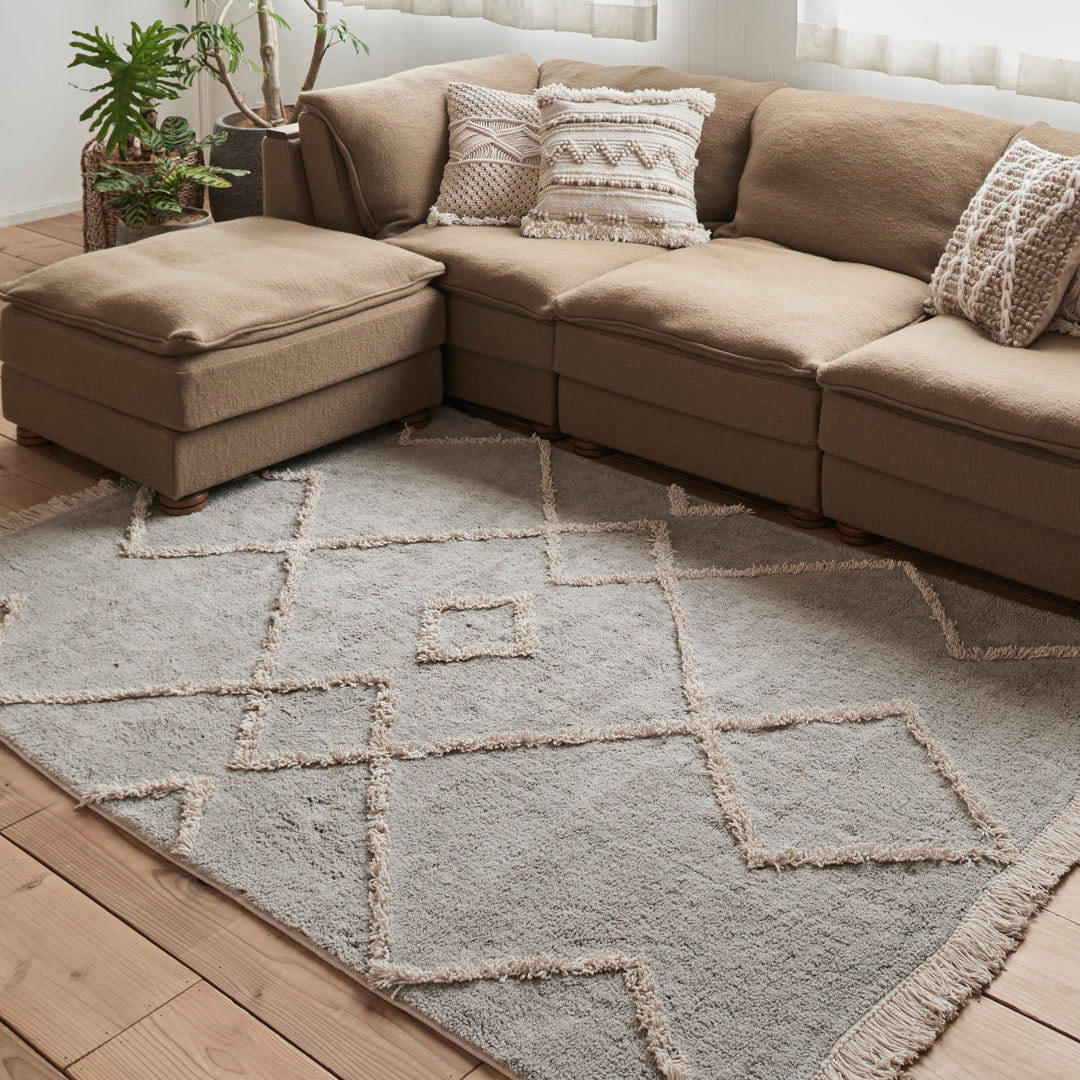 ラグマット | GEMMA | グレー | 140×200