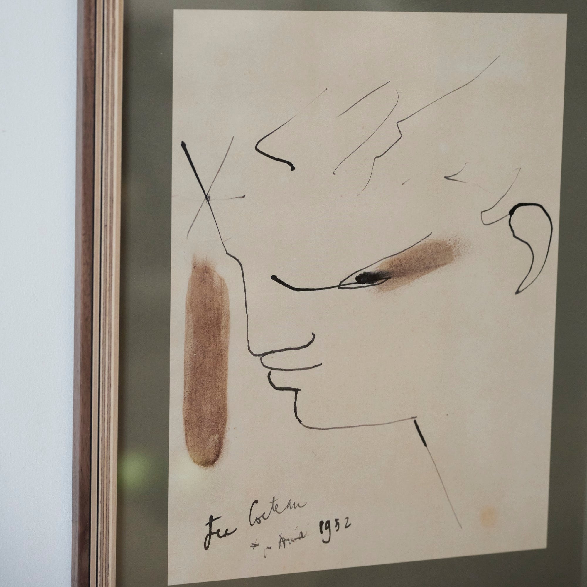 ポスターフレームセット | Jean Cocteau | ウォールナット | A3 – tiflo