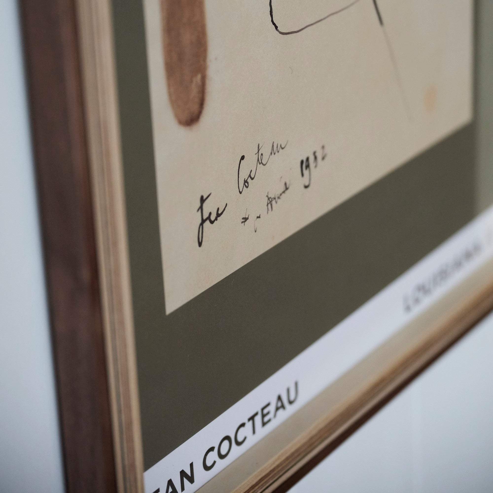 ポスターフレームセット | Jean Cocteau | ウォールナット | A3 – tiflo
