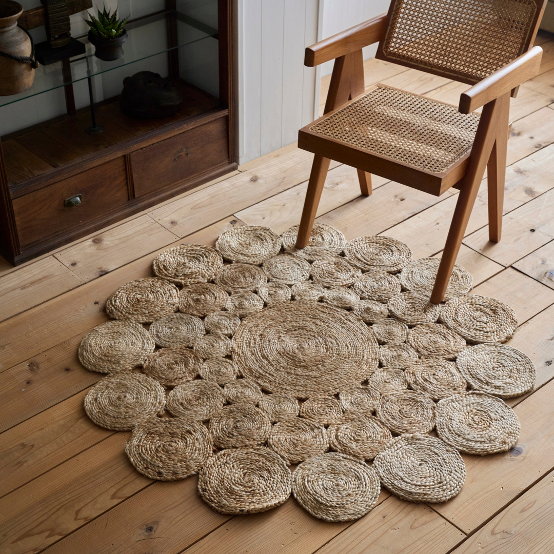 Jute Circle ラグマット　Bタイプ