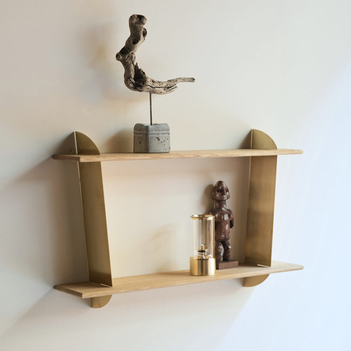 ウォールシェルフ | Brass side Shelf