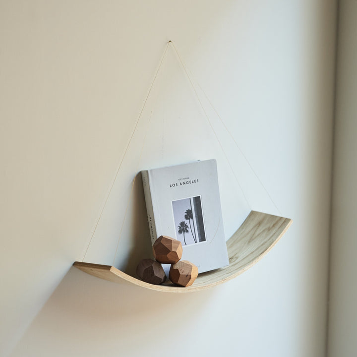 ウォールシェルフ | Curved Wood Shelf