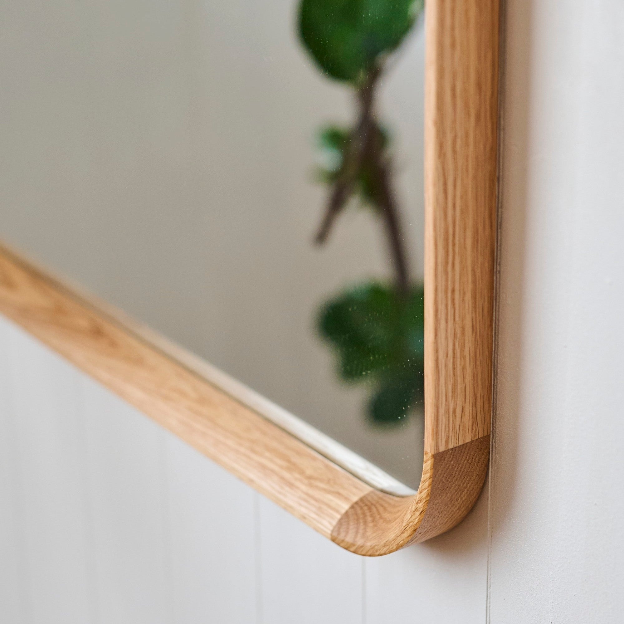 壁掛けミラー | Oak frame ミラー Long – tiflo