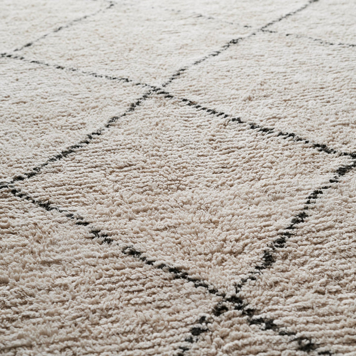 【1月入荷予定】ラグマット | RANI | アイボリー | 140×200