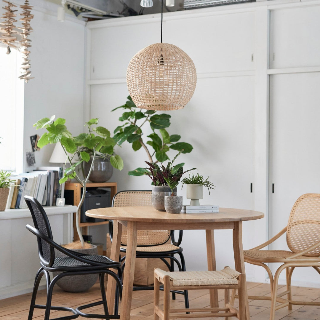 Rattan Natural ペンダントランプ（Moon）