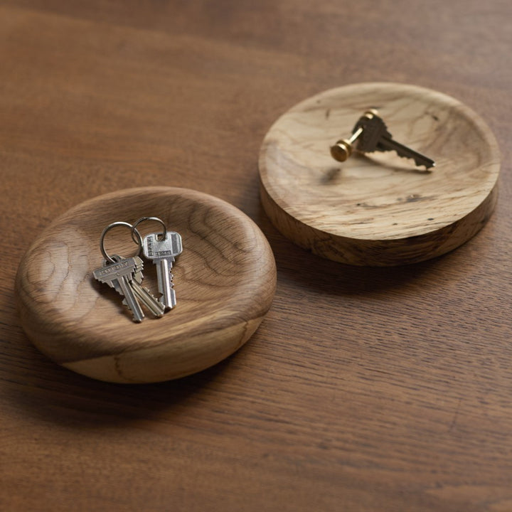 トレイ | 虫喰いの丸トレイ