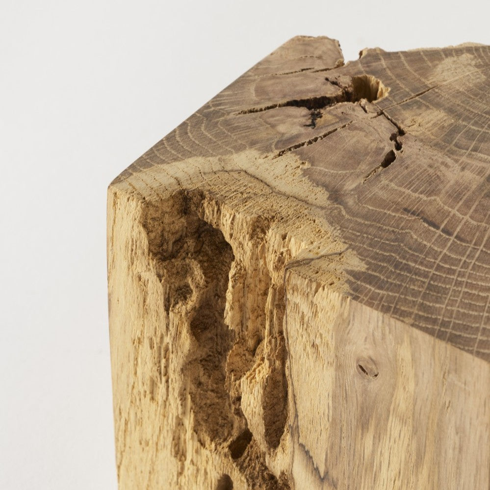 ブックエンド | 虫喰い楢のブロック