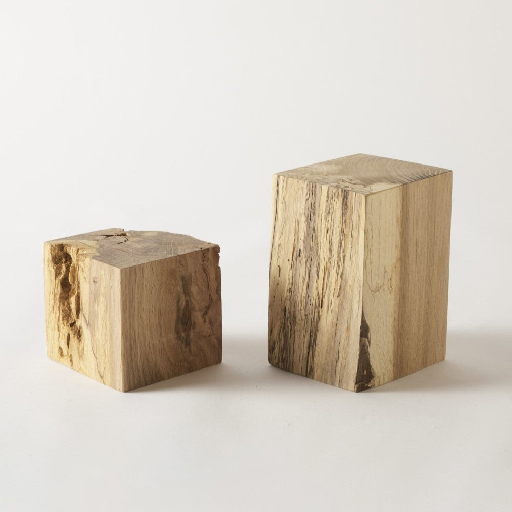 ブックエンド | 虫喰い楢のブロック