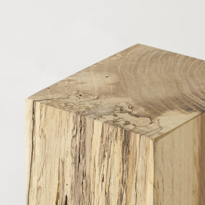 ブックエンド | 虫喰い楢のブロック