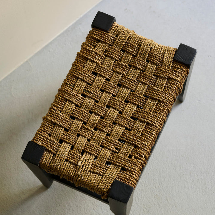ヴィンテージ家具 | Rush Seat Stool 001