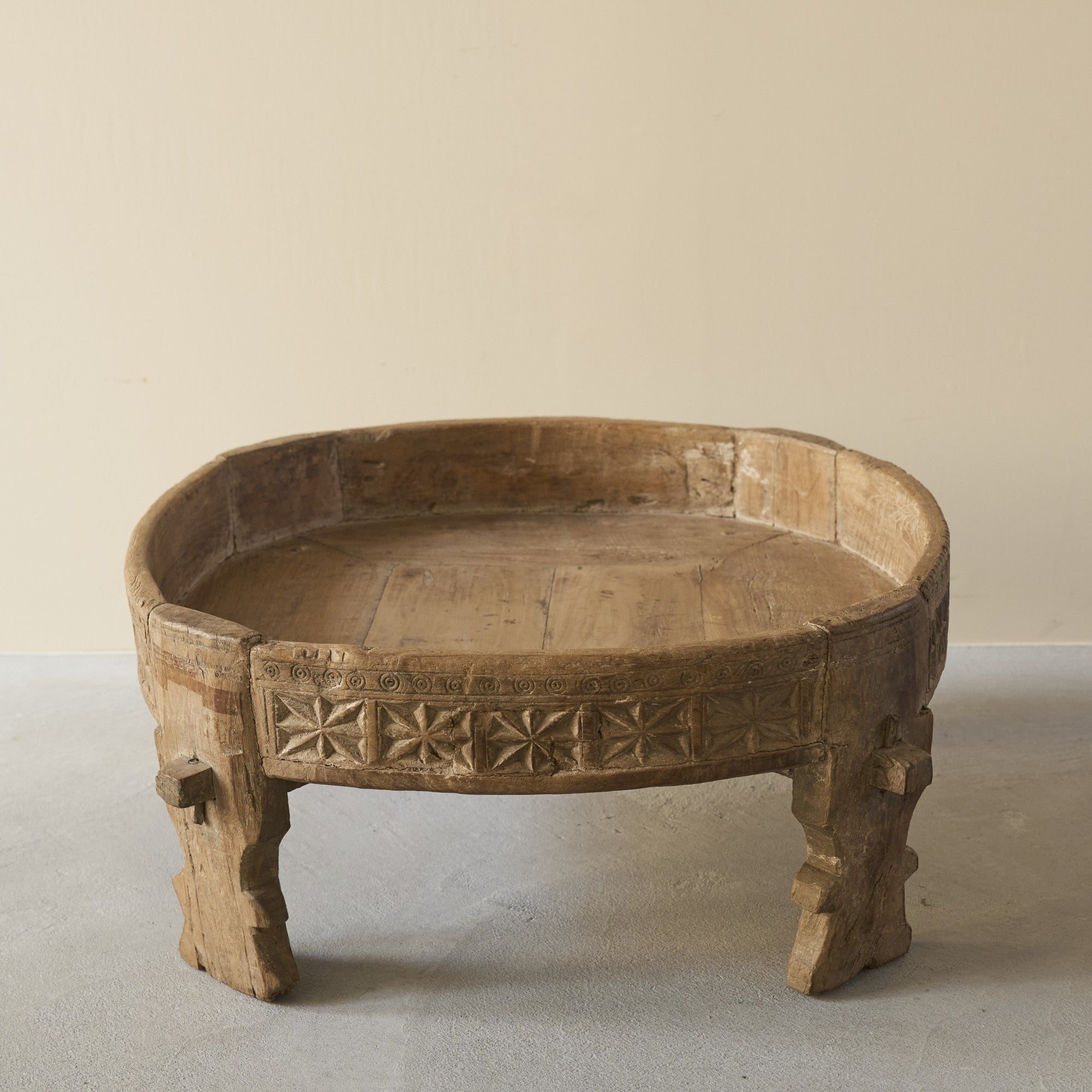 ヴィンテージ家具 | Chapati Table with glass – tiflo