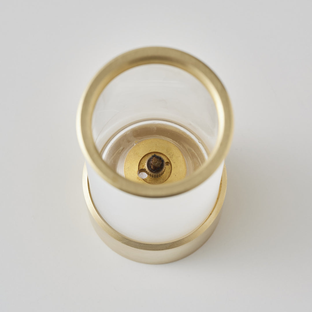 ガラス部分は取り外しができ、お手入れも簡単。