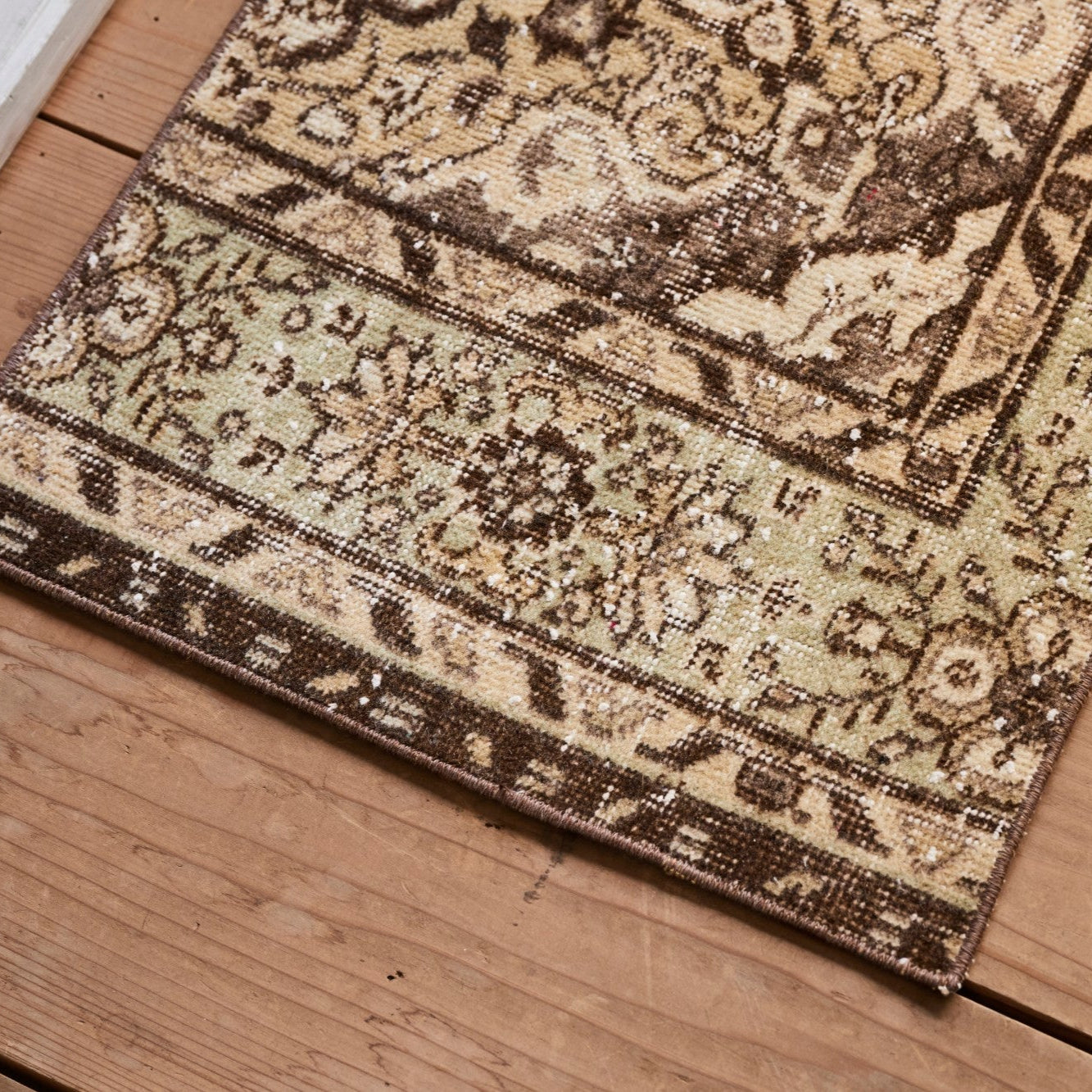 ヴィンテージラグ | トルコ・ドアサイズ No.04 | 茶色 | 79×51 – tiflo