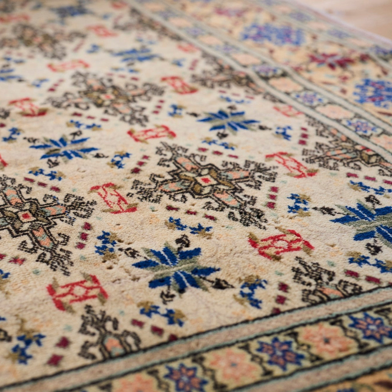 ヴィンテージラグ | トルコ・カイセリ No.01 | 黄色 | 223 × 146 – tiflo