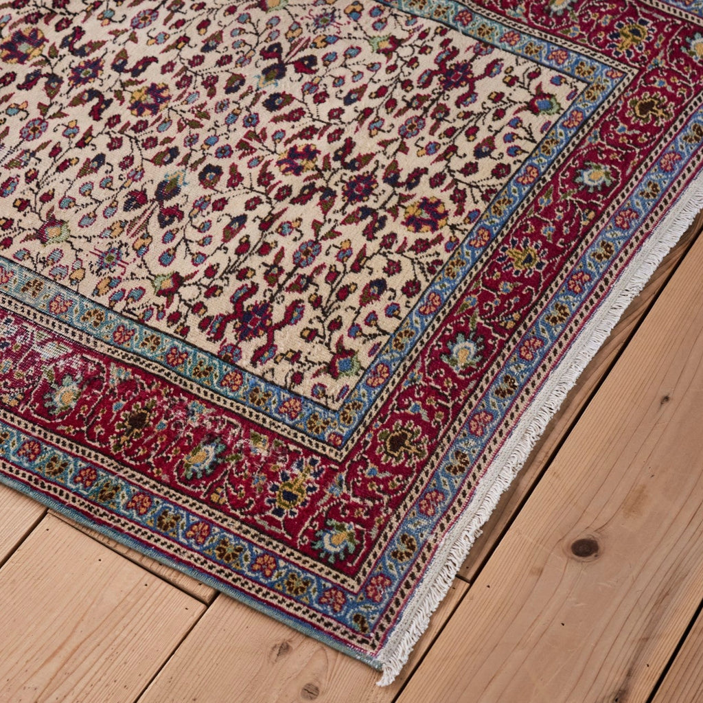 トルコ　ヴィンテージラグ　カイセリラ　ブラウン　ベージュ トルコ ヴィンテージラグ カイセリラ ブラウン ベージュ ヴィンテージ