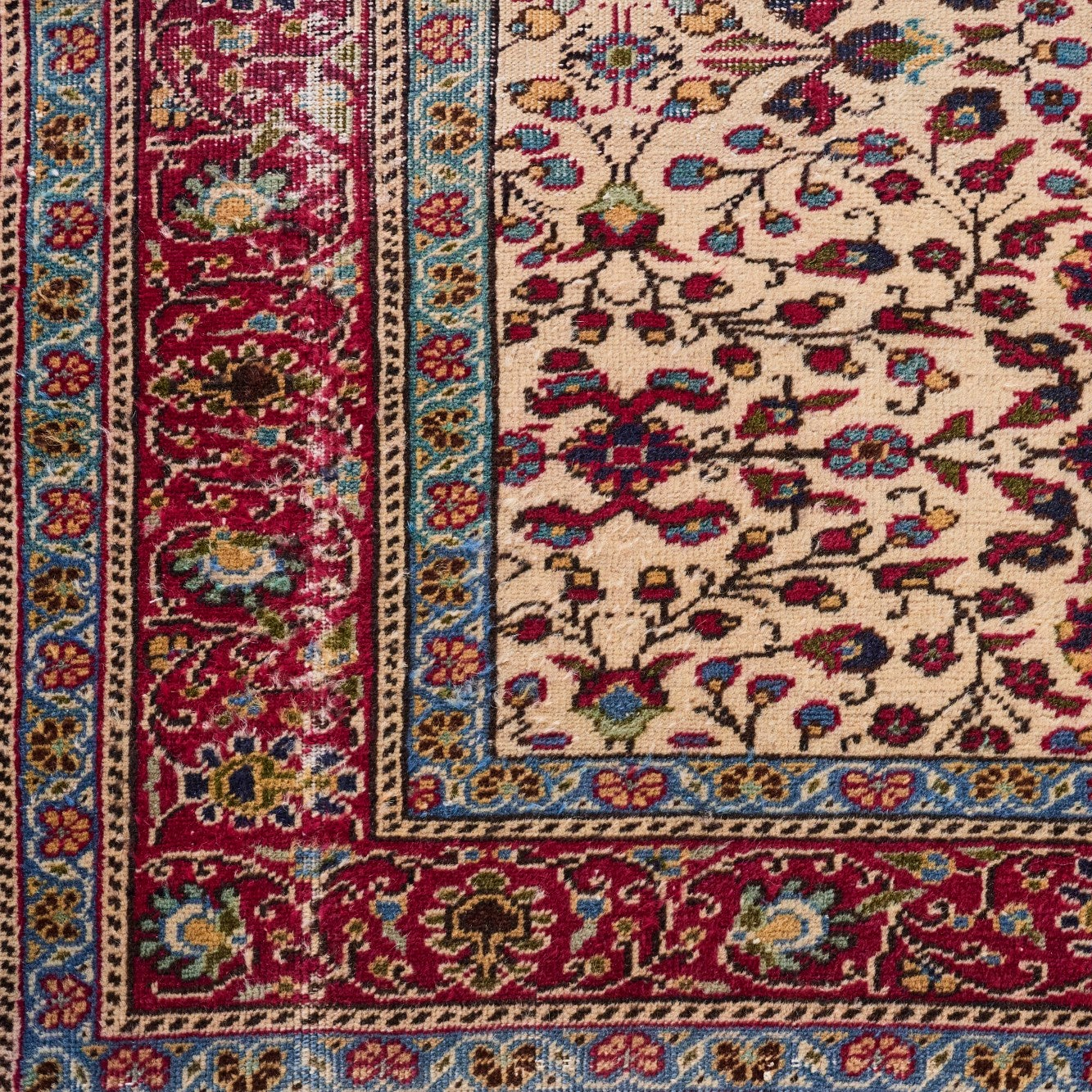 150×218 カイセリヴィンテージラグ　花柄黄色系 150×218 カイセリヴィンテージラグ 花柄黄色系 150×218 カイセリ