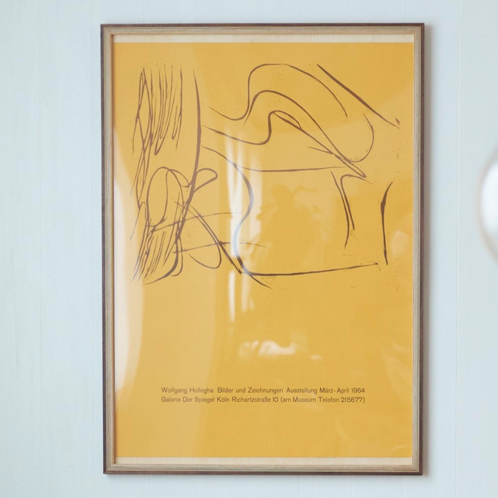 オーストリアの画家Wolfgang Hollegha展覧会のために作られたポスター